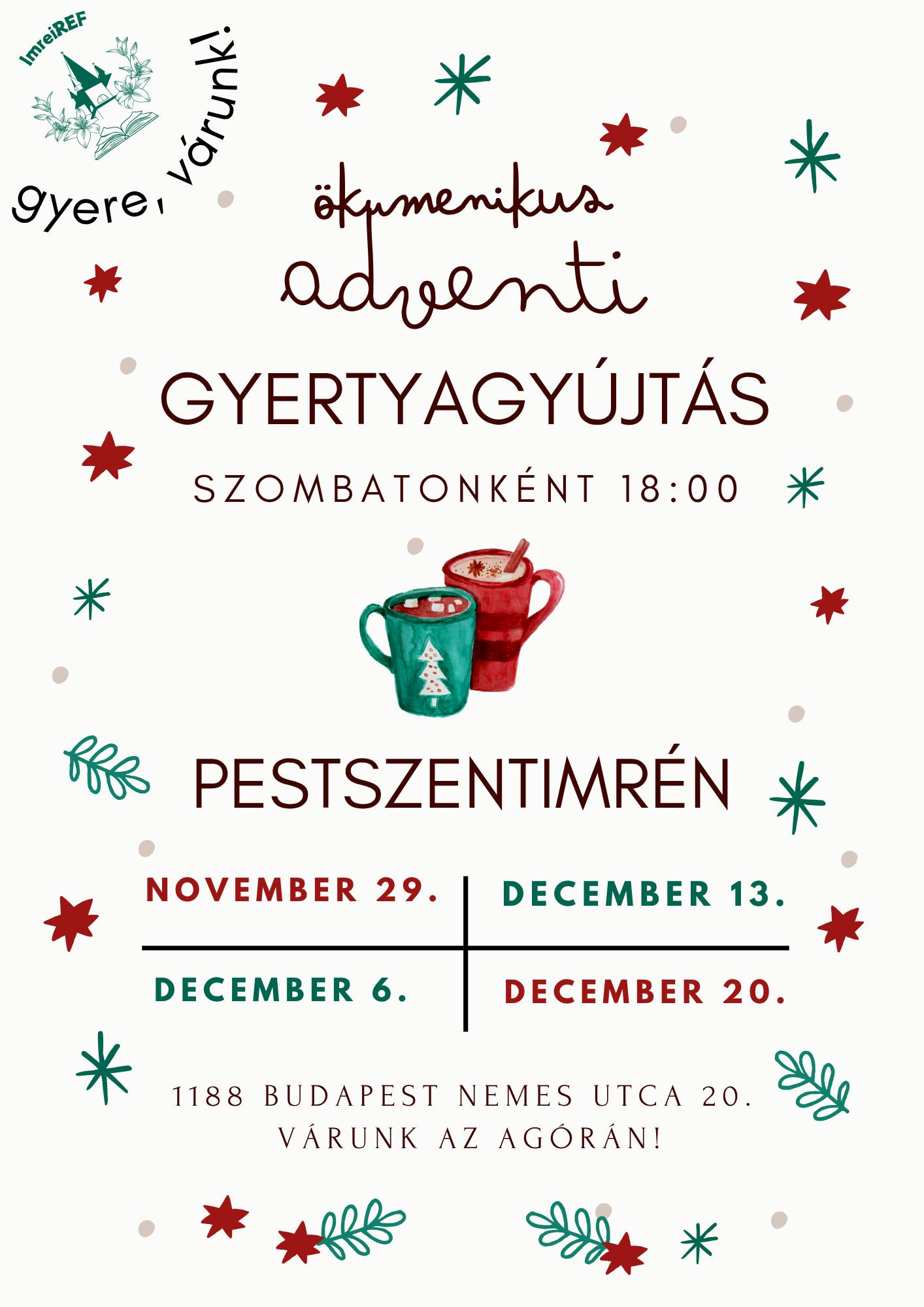 Adventi gyertyagyújtás